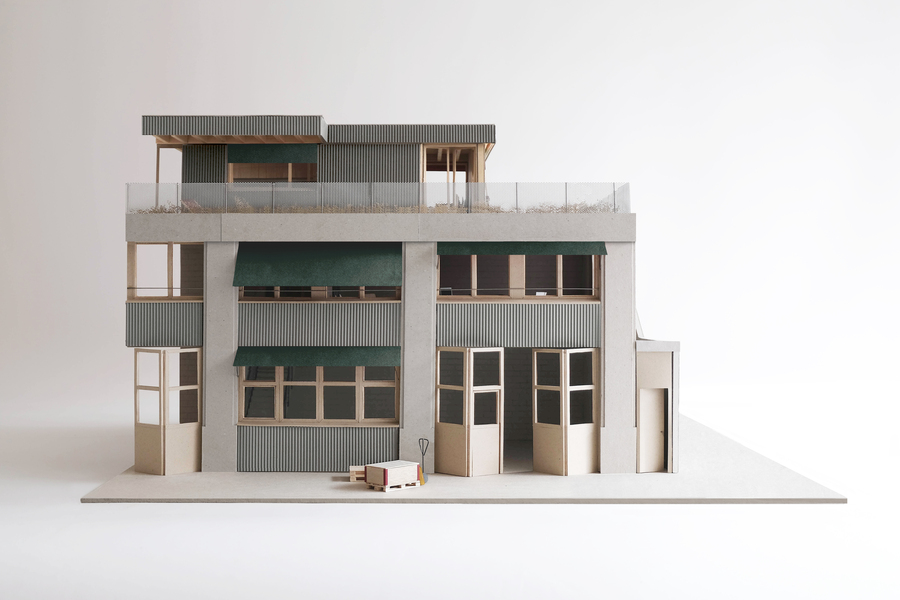 Mixed use building Model 25 1